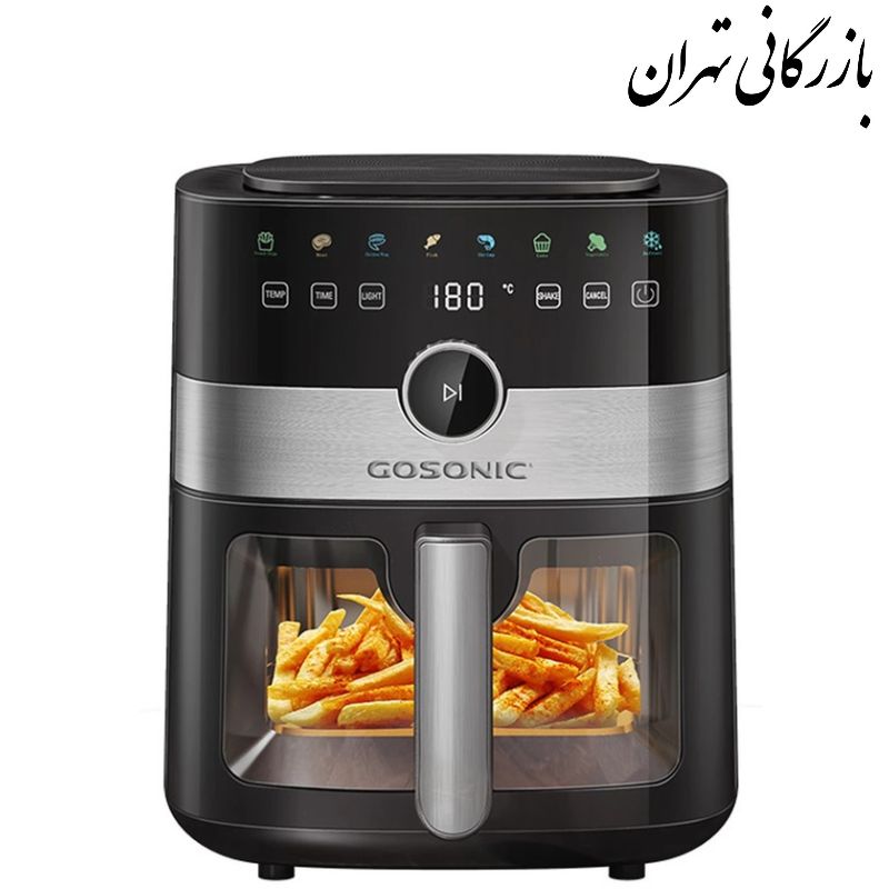 Untitled Design (74) سرخ کن بدون روغن گوسونیک مدل GAF-756 ظرفیت 6 لیتری - تصویر 1