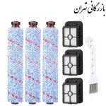 پک براش رول و فیلتر مناسب دستگاه بیسل مدل Bissell CrossWave, 3 Multi-Surface Brush Roll 1868 + 3 Vacuum