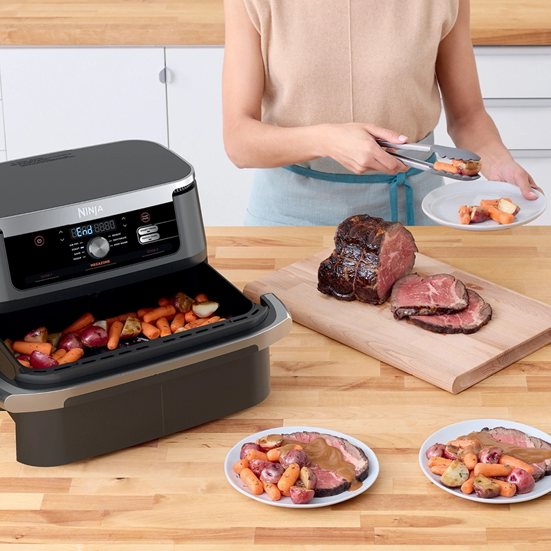 بررسی کامل سرخ‌کن نینجا مدل AF500 | Ninja Foodi FlexDrawer 10.4 L