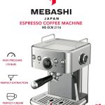 اسپرسوساز مباشی مدل ECM2116 ظرفیت ۱.۵ لیتر