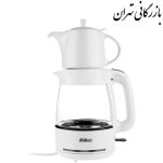 چای ساز فلر مدل TS370 ظرفیت کتری ۲.۵ لیتر با کتری شیشه ای