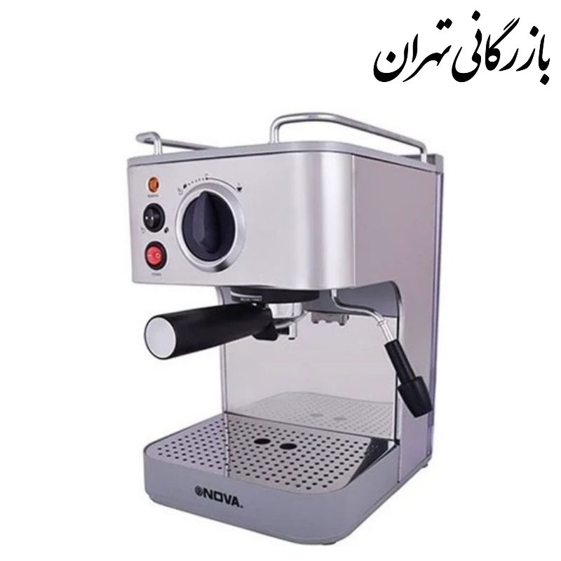 Untitled Design - 2026-09-28T154649.967 اسپرسوساز نوا مدل NCM-140 ظرفیت 1.2 لیتر با فیلتر استیل - تصویر 1