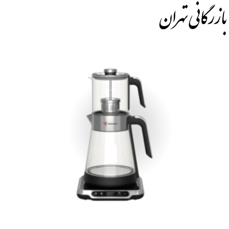 Untitled Design - 2026-09-28T160725.751 چای ساز مباشی مدل ME-TM305 ظرفیت ۱.۷ لیتر با کتری شیشهای - تصویر 1