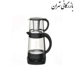 چای ساز مباشی مدل ME-TM308 ظرفیت کتری ۱.۷ لیتر با کتری شیشهای