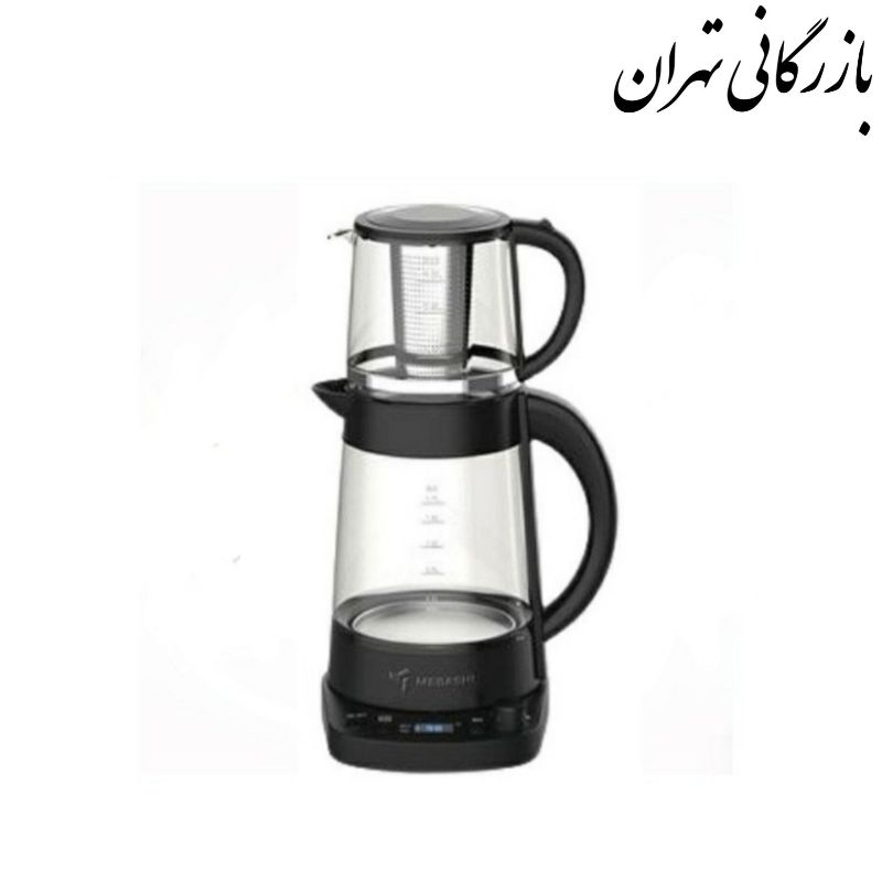 Untitled Design - 2026-09-28T160940.318 چای ساز مباشی مدل ME-TM308 ظرفیت کتری ۱.۷ لیتر با کتری شیشهای - تصویر 1