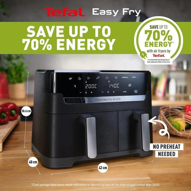 مقایسه تخصصی سرخ‌کن دوقلو تفال EY901N40 و نینجا AF300
