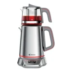 چای ساز مباشی مدل ME-TM302 ظرفیت ۲ لیتر با کتری استیل - تصویر 2
