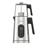 چای ساز مباشی مدل ME-TM303 ظرفیت کتری ۱.۷ لیتر با کتری استیل ضد زنگ - تصویر 2
